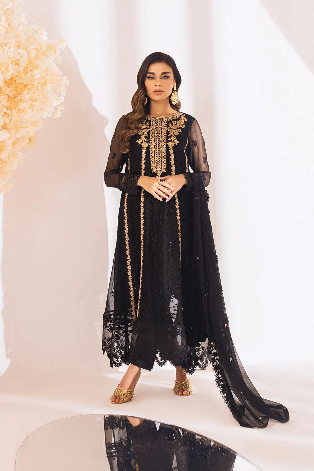 Raven Aura |  Azure Ensembles Chiffon 3PCS 2023