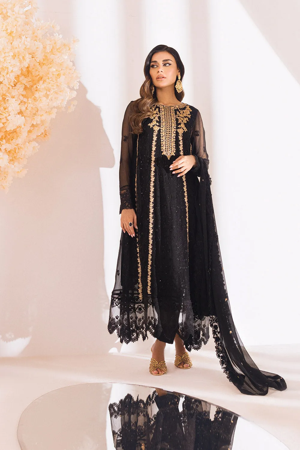 Raven Aura |  Azure Ensembles Chiffon 3PCS 2023