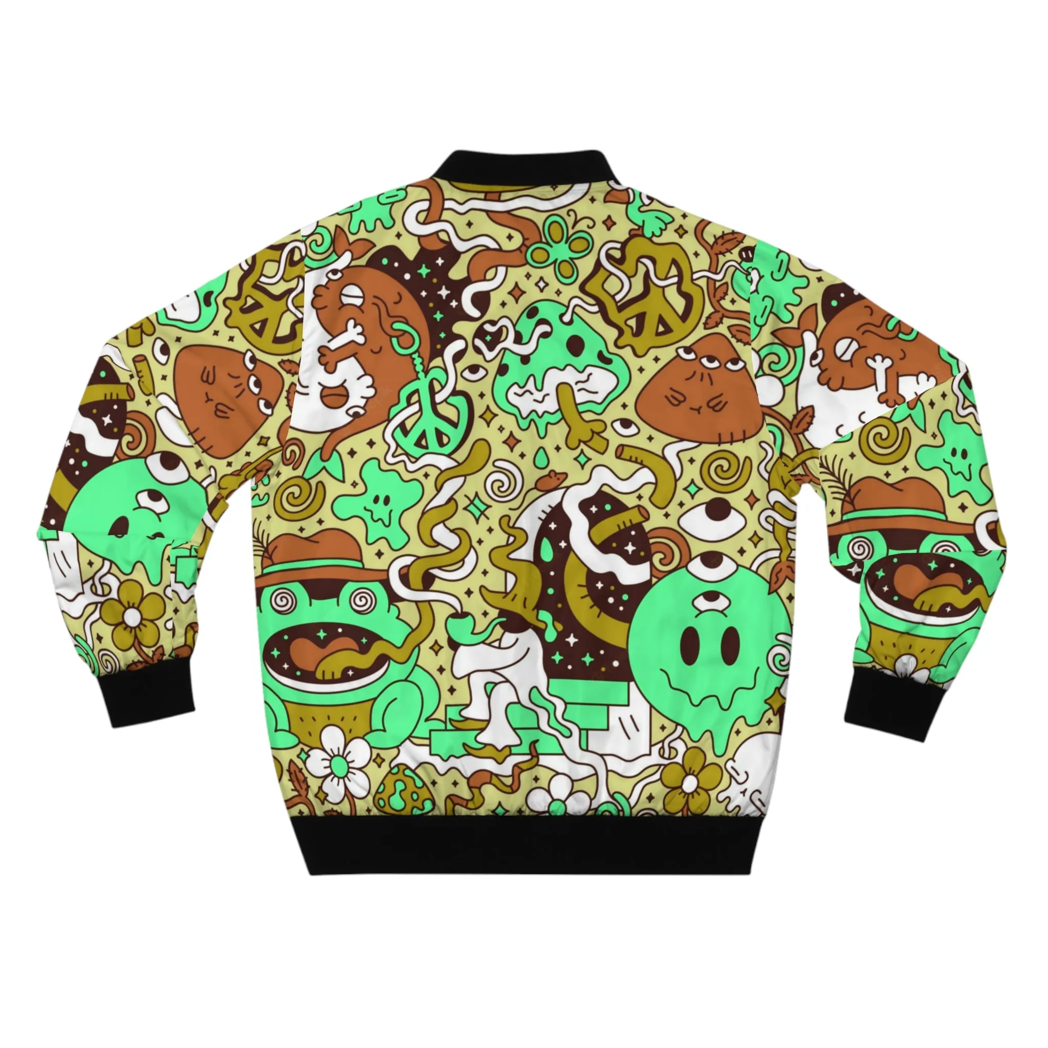 Raw Sushi "1960s Hippy Trippy" Bomber Jacket