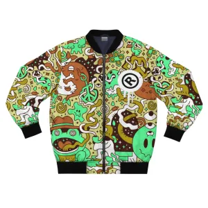 Raw Sushi "1960s Hippy Trippy" Bomber Jacket