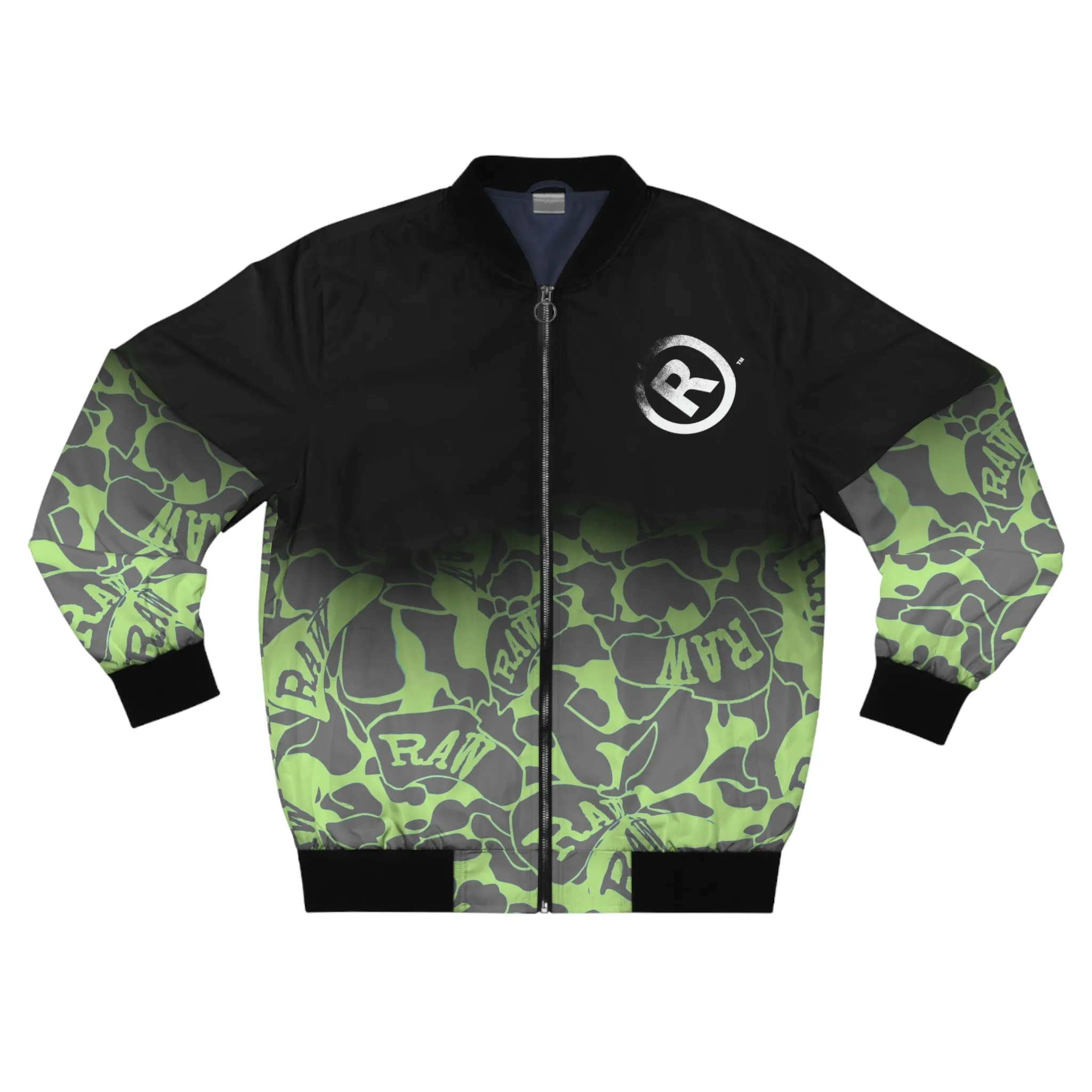 Raw Sushi "faded camo" Bomber Jacket