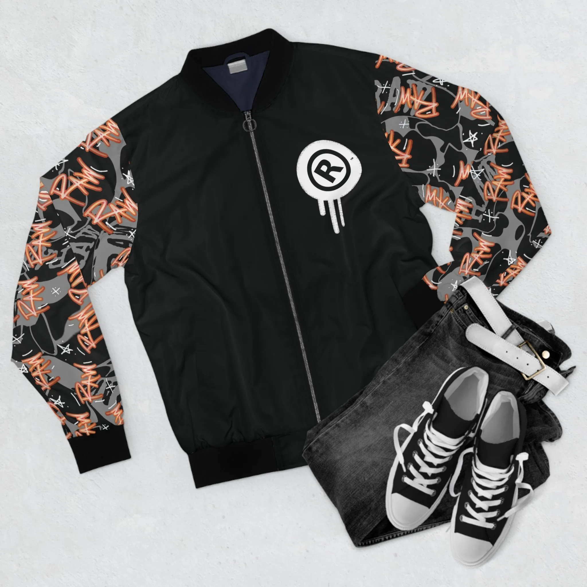 Raw Sushi "RAW" Bomber Jacket