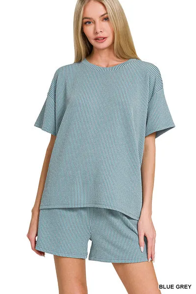 Ready To Play Ribbed Set-Multiple Colors Available
