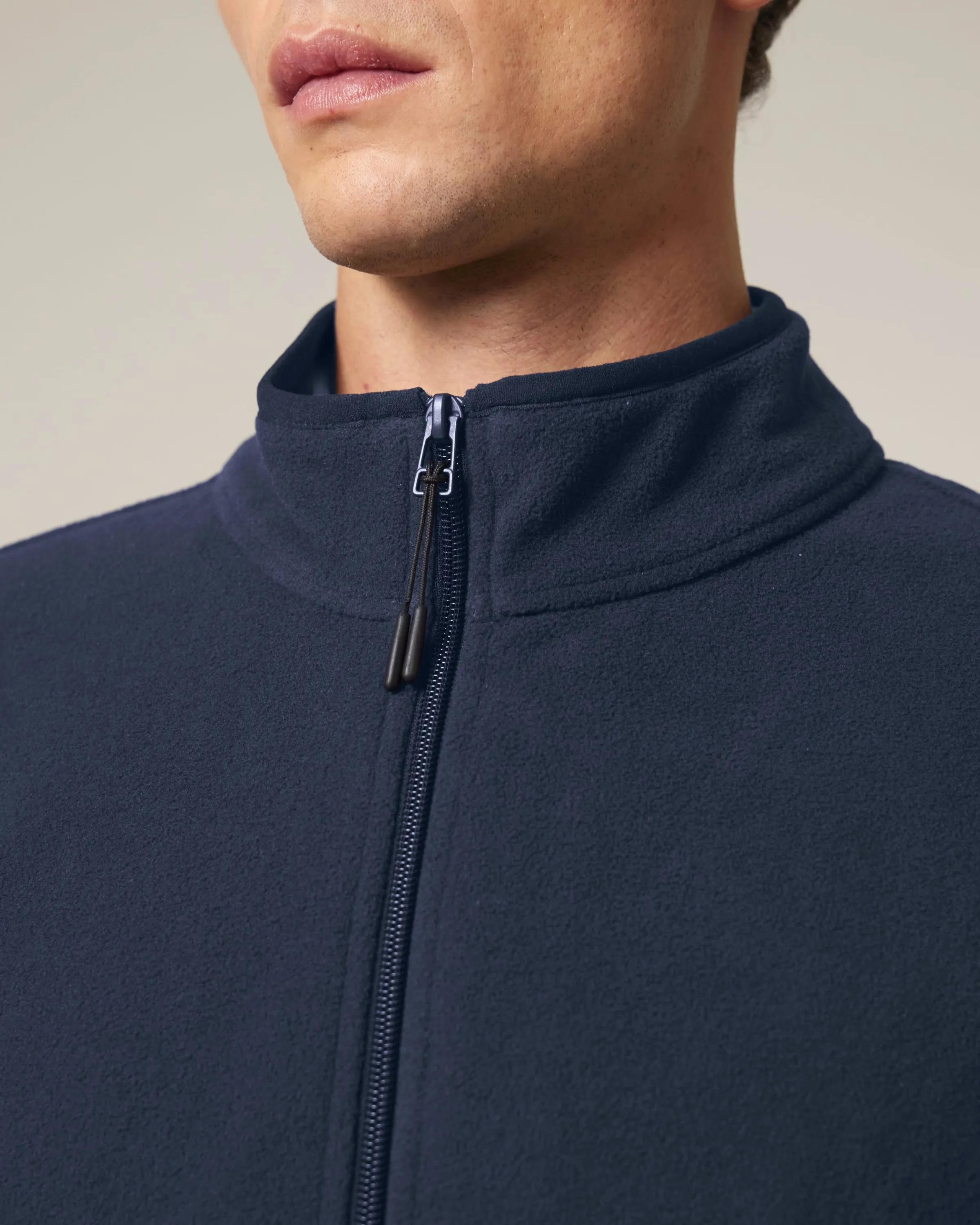 Recycled Polyester Fleece Jacket: Mens
