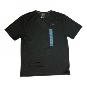Reebok Men's SPEEDWICK Moisture Wicking Textured Active Tee 3RSMS1527 Black M