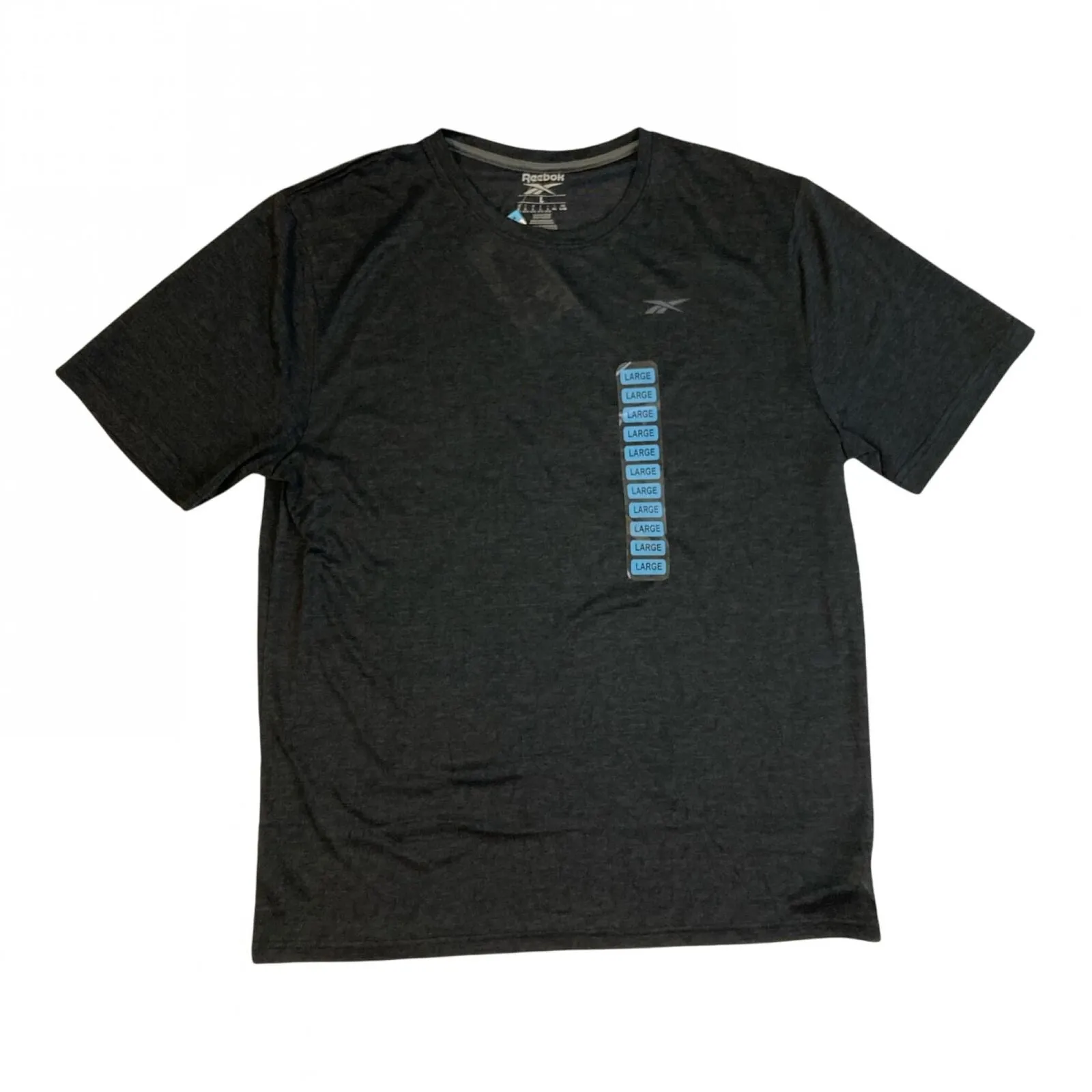 Reebok Men's SPEEDWICK Moisture Wicking Textured Active Tee 3RSMS1527 Black M