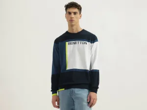 Regular Fit Round Neck Colorblock Sweatshirts