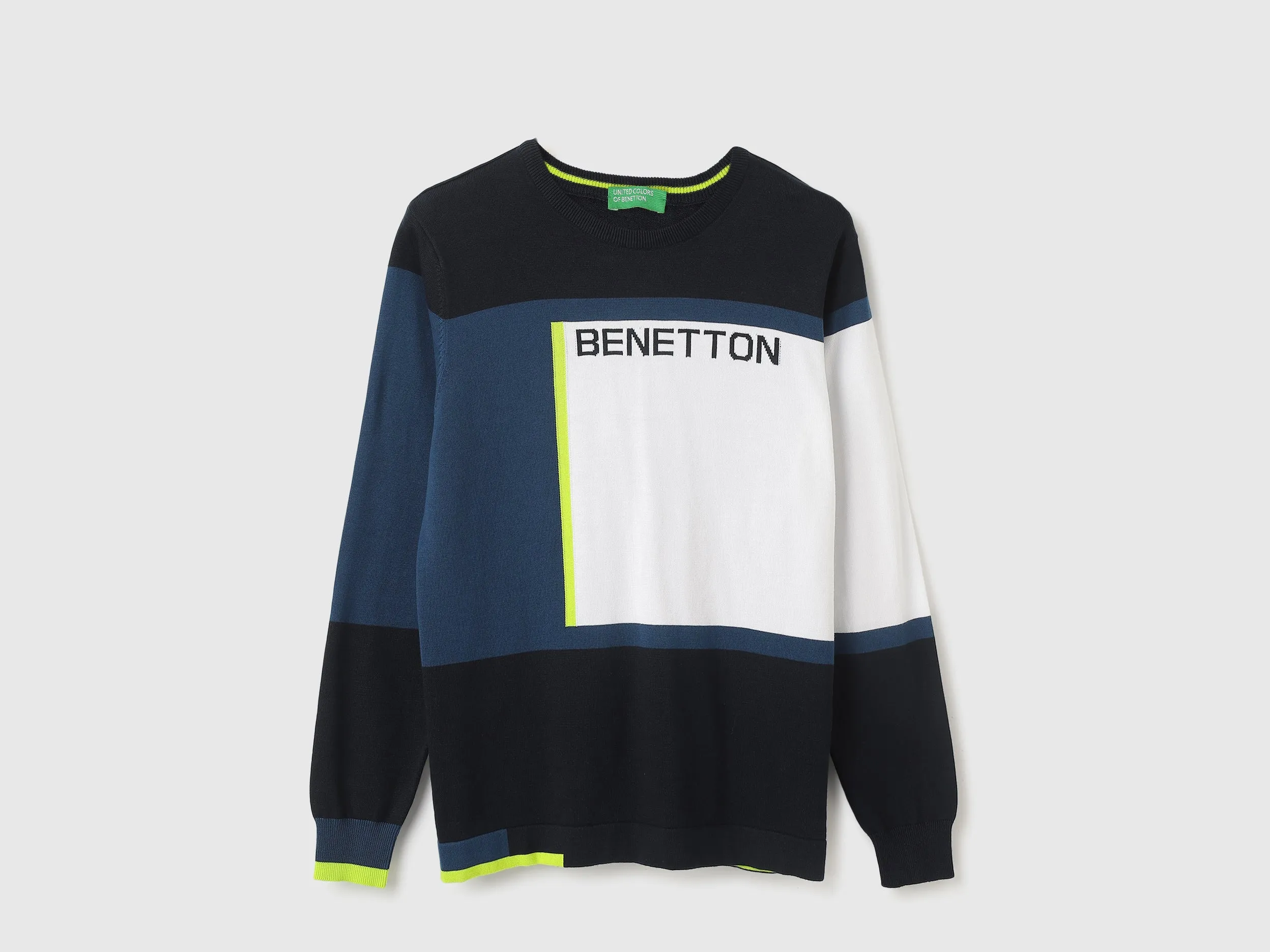 Regular Fit Round Neck Colorblock Sweatshirts