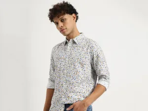 Regular Spread Collar Printed Shirt