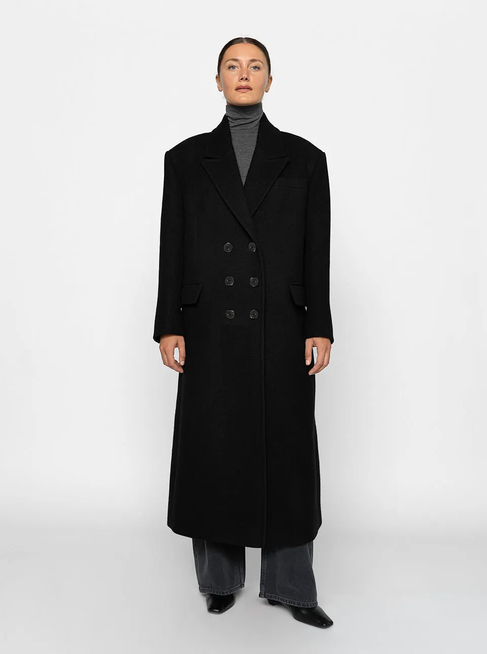 Ross Long Coat - Black