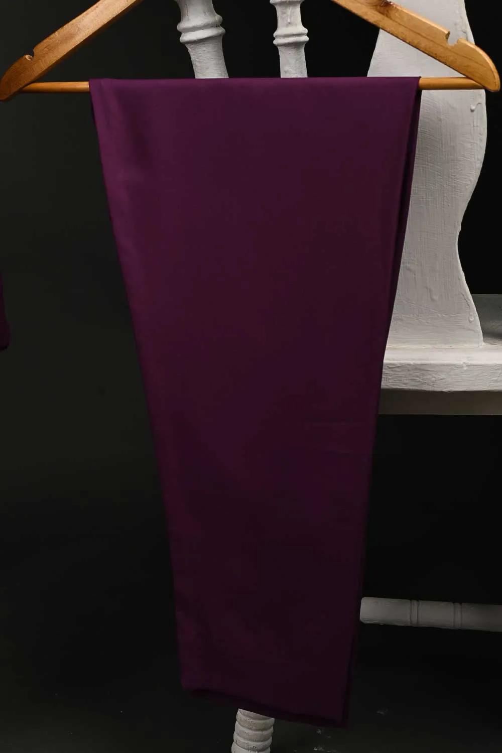 RTW-148-Magenta -  3Pc Stitched Embroidered Adda Work Chiffon Shirt