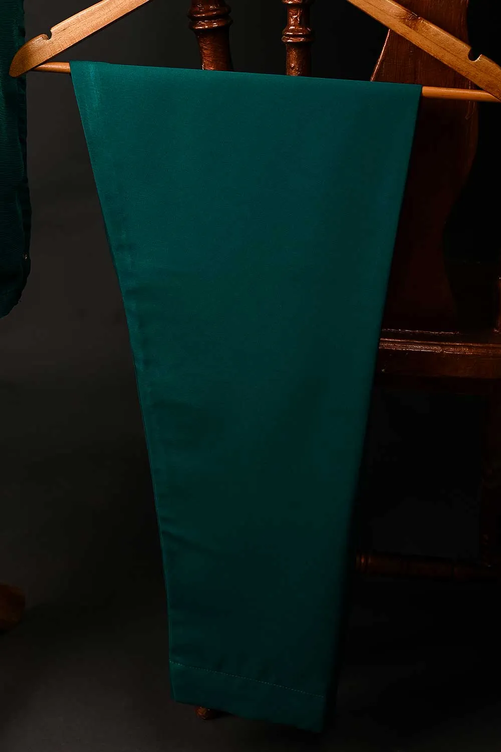 RTW-150-SeaGreen -  3Pc Stitched Embroidered Adda Work Chiffon Shirt