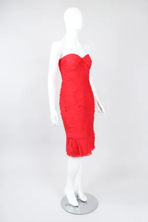 Ruched Sweetheart Strapless Dress