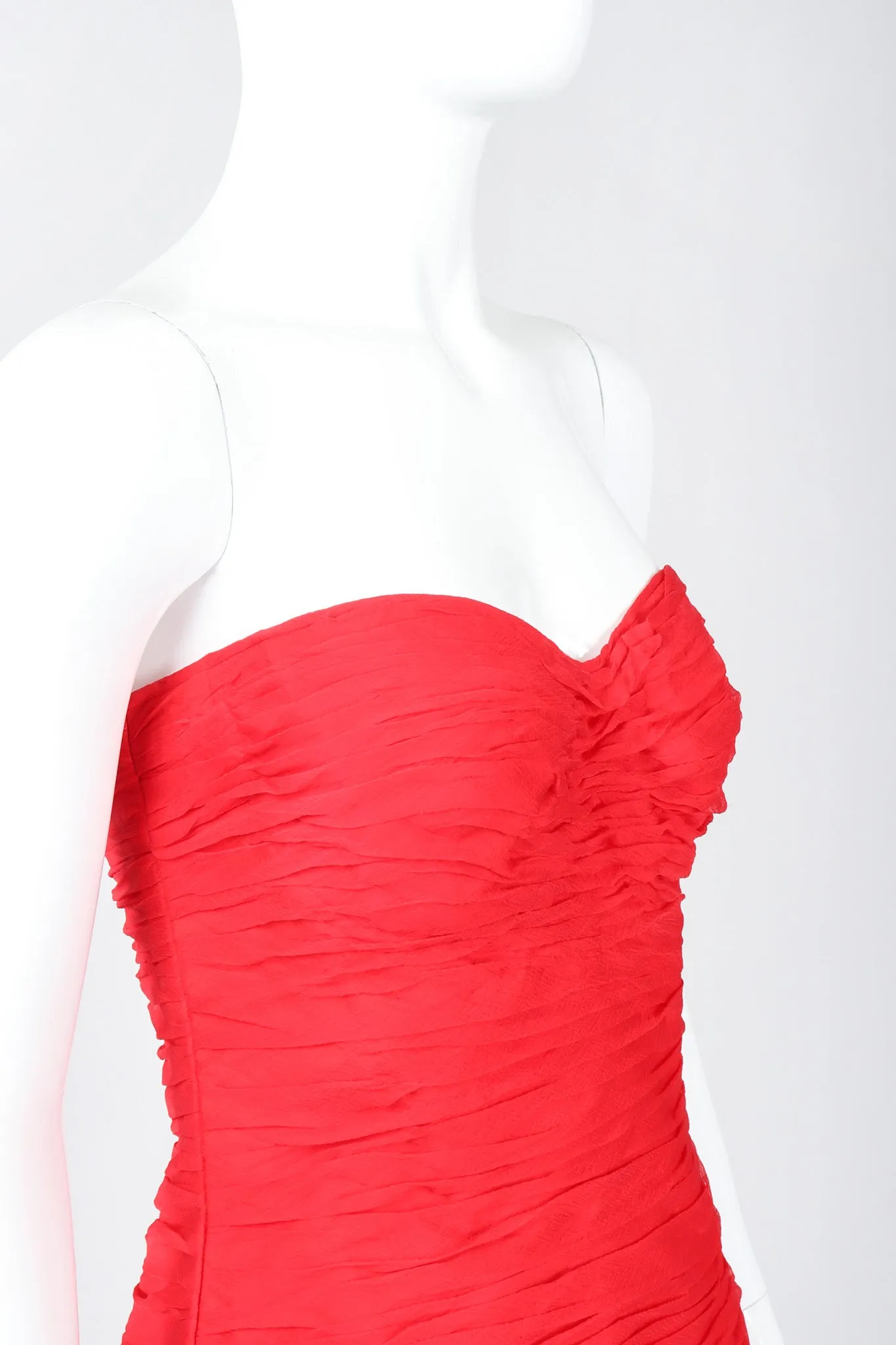 Ruched Sweetheart Strapless Dress