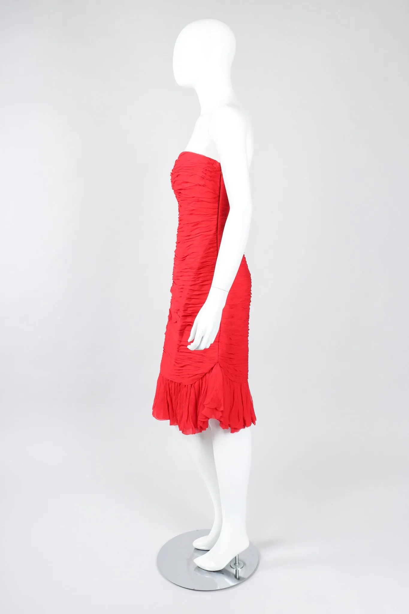 Ruched Sweetheart Strapless Dress