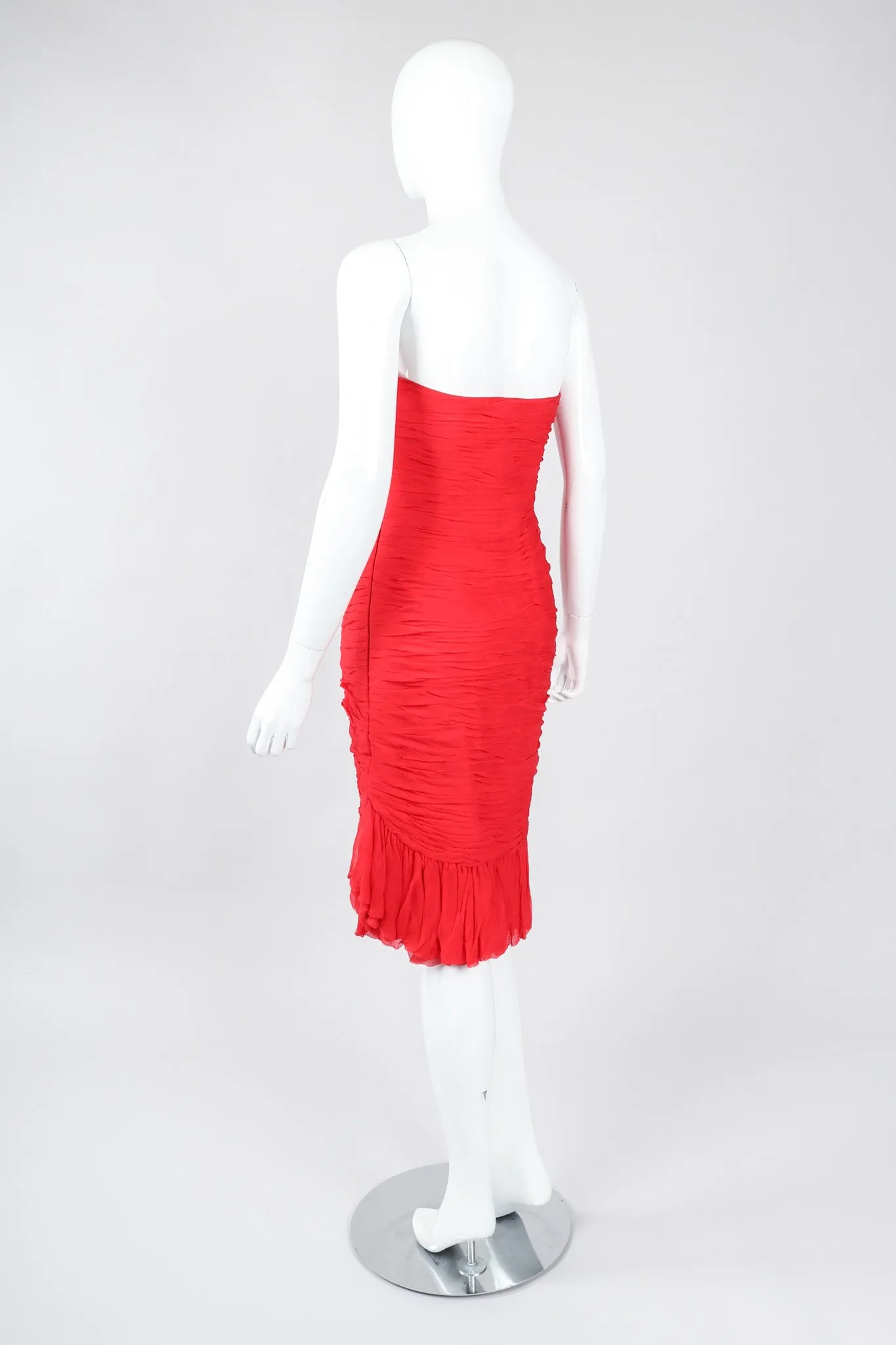 Ruched Sweetheart Strapless Dress