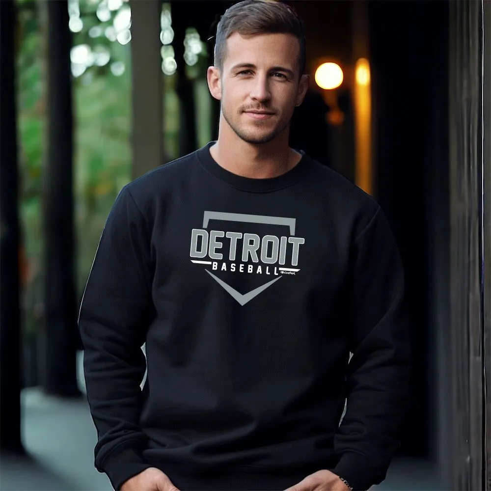 SALE "Detroit Baseball" Men's Classic Crew Sweatshirt