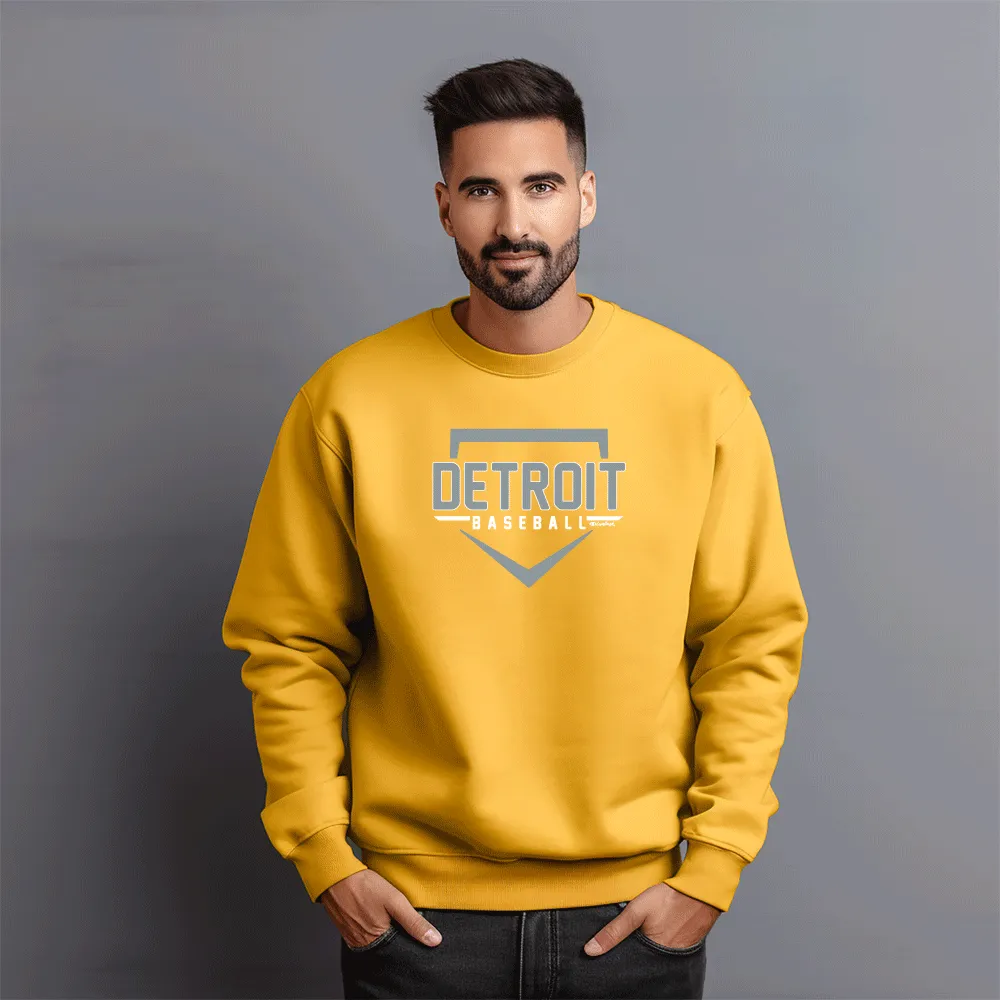 SALE "Detroit Baseball" Men's Classic Crew Sweatshirt