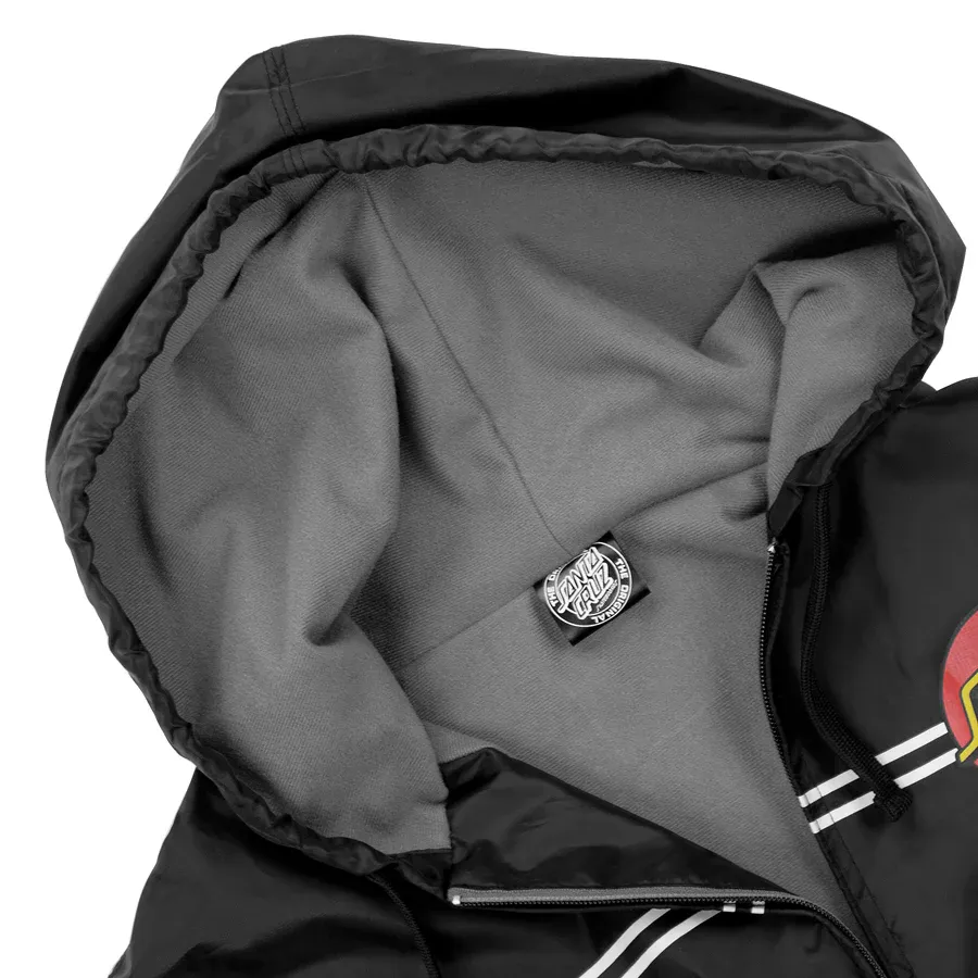Santa Cruz Mens Dot Hooded Windbreaker
