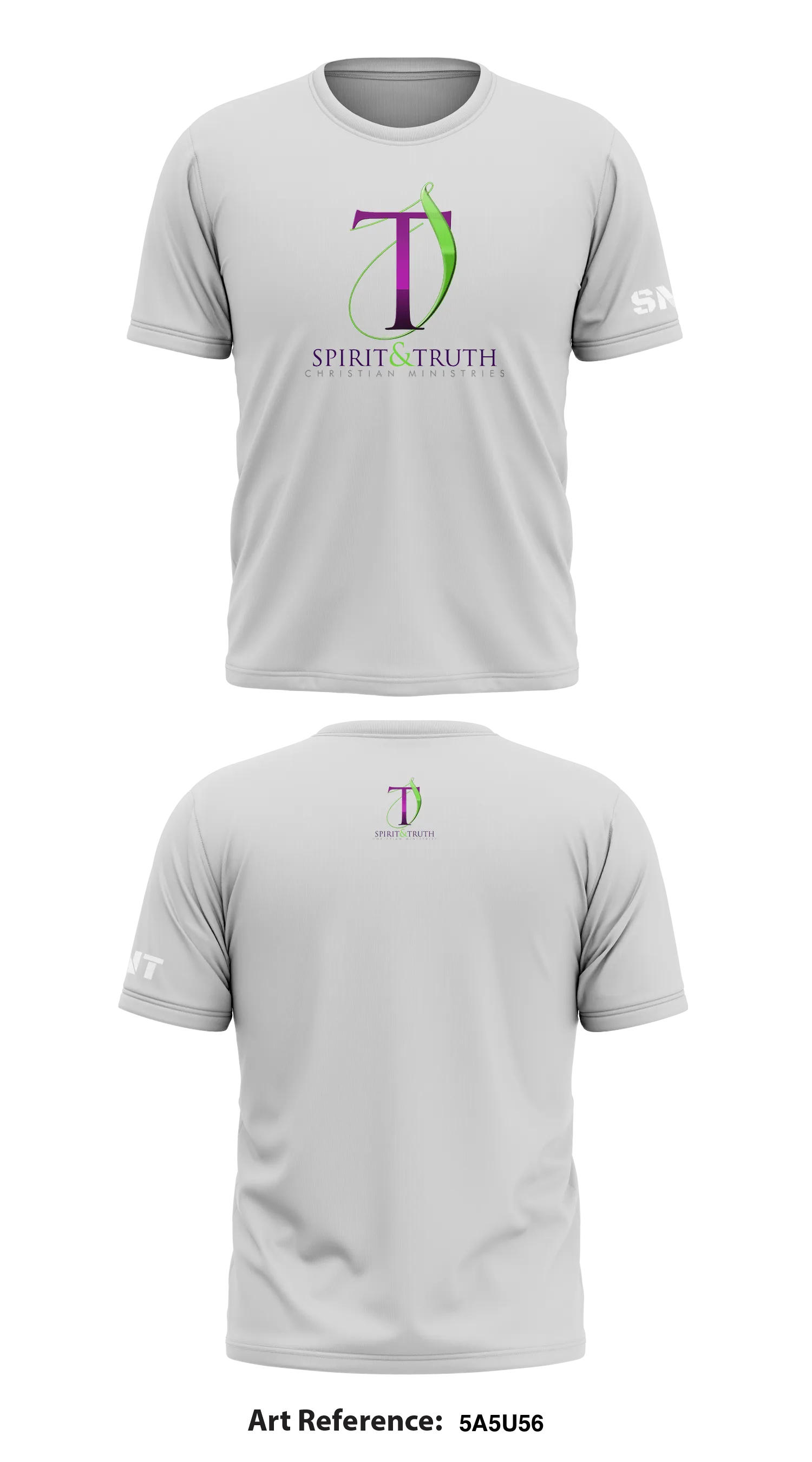 Spirit & Truth Christian Ministries Core Men's SS Performance Tee - 5a5U56