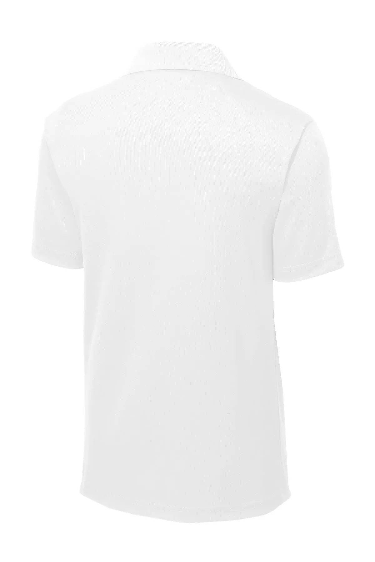 Sport-Tek  PosiCharge  RacerMesh  Pocket Polo. ST640P White