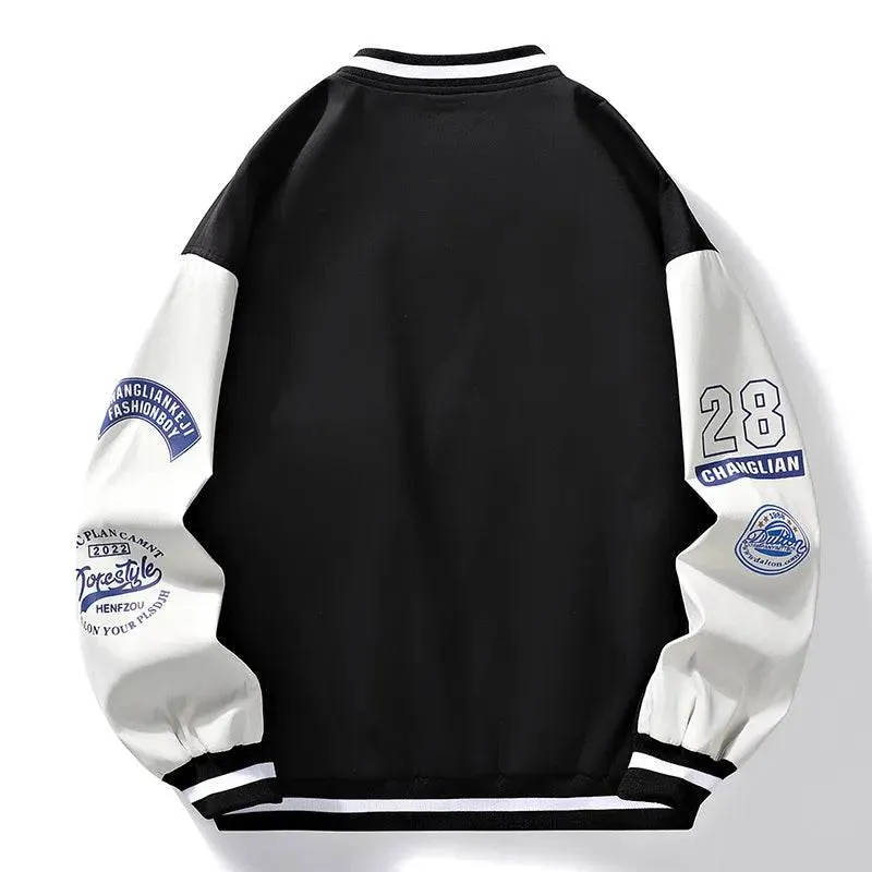 Spring and Autumn New Baseball Suit Jacket Men's Coat Trendy Loose Casual Jacket