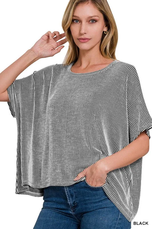Step Above Striped Top
