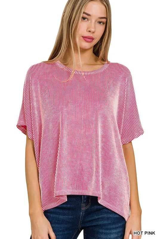Step Above Striped Top