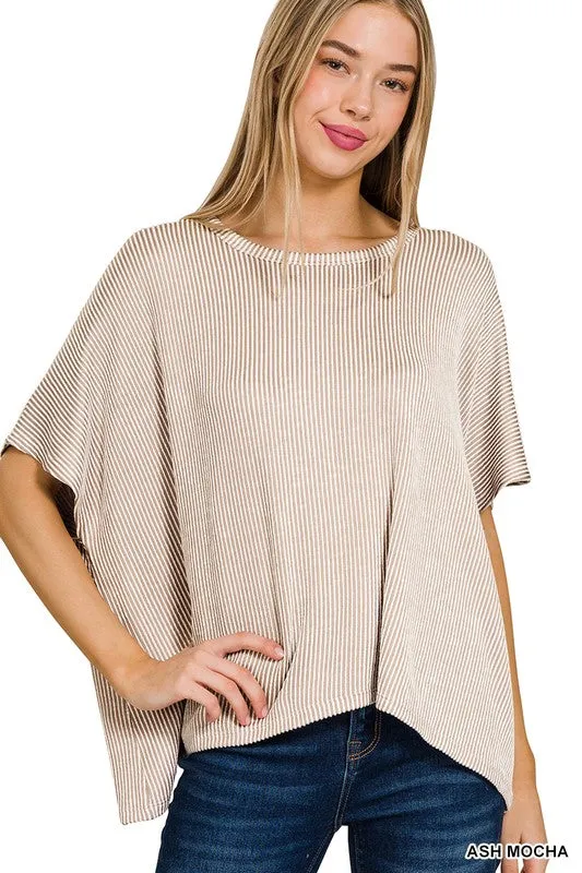 Step Above Striped Top