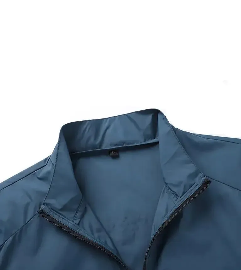 Sunscreen Coats Men's Breathable Sports Waterproof Jacket Summer UV Protection Outdoor Fishing Skin Clothing