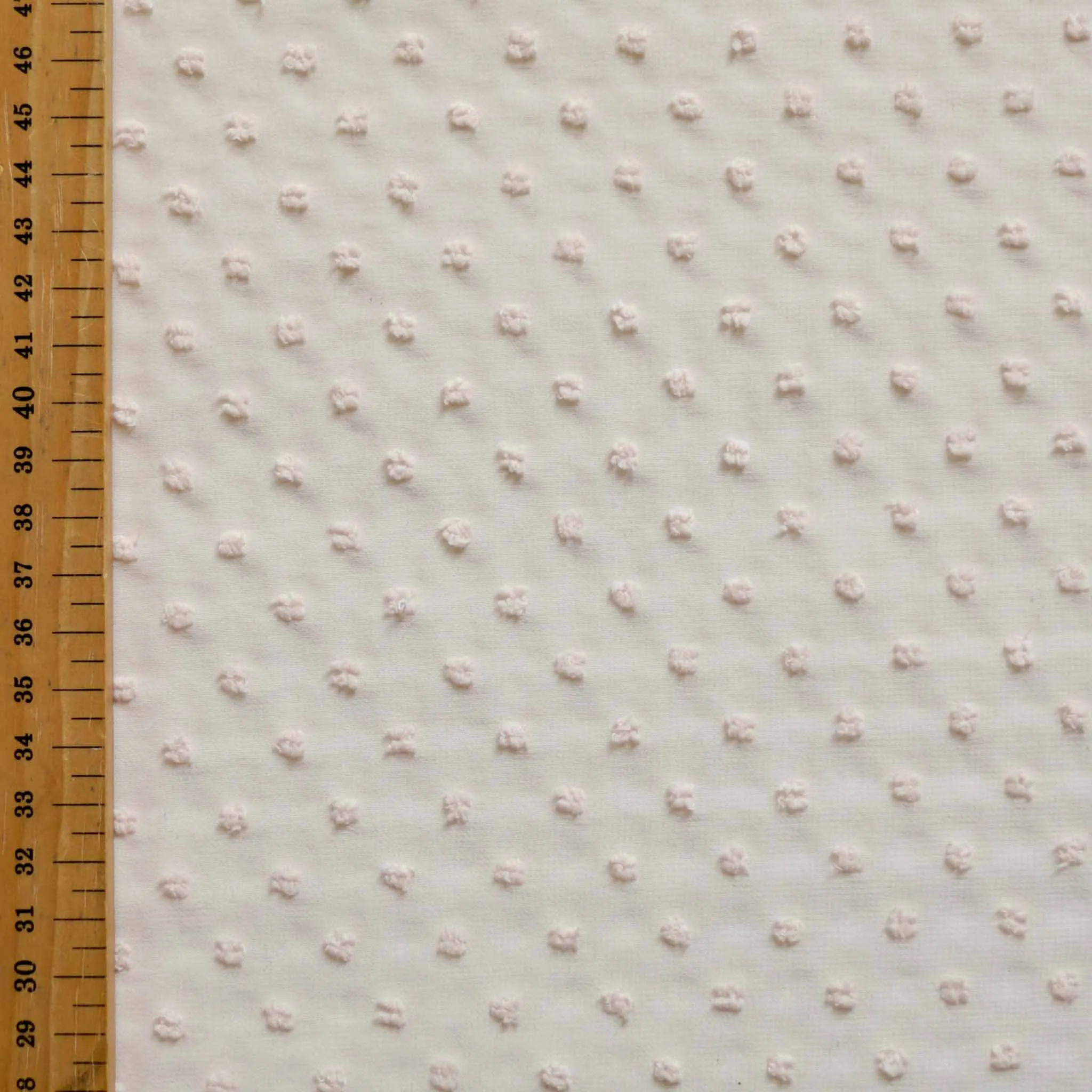 Swiss Dot Chiffon - Pale dusty pink