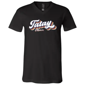 Tatay I Love U Unisex Jersey V-Neck T-Shirt