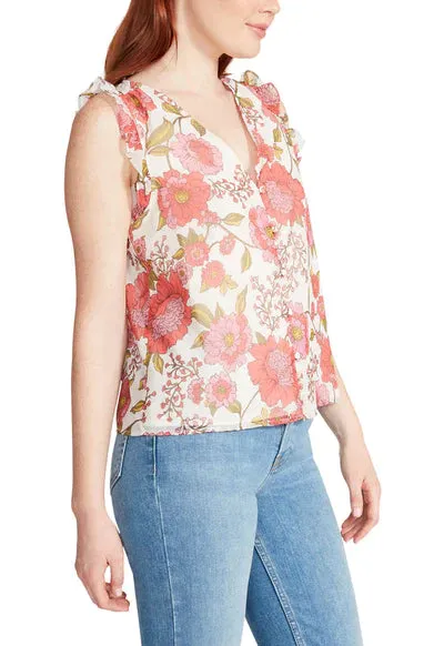 The Loretta Top - Vintage Rose