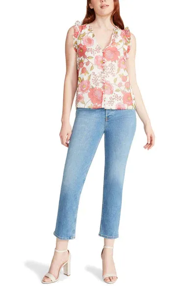 The Loretta Top - Vintage Rose