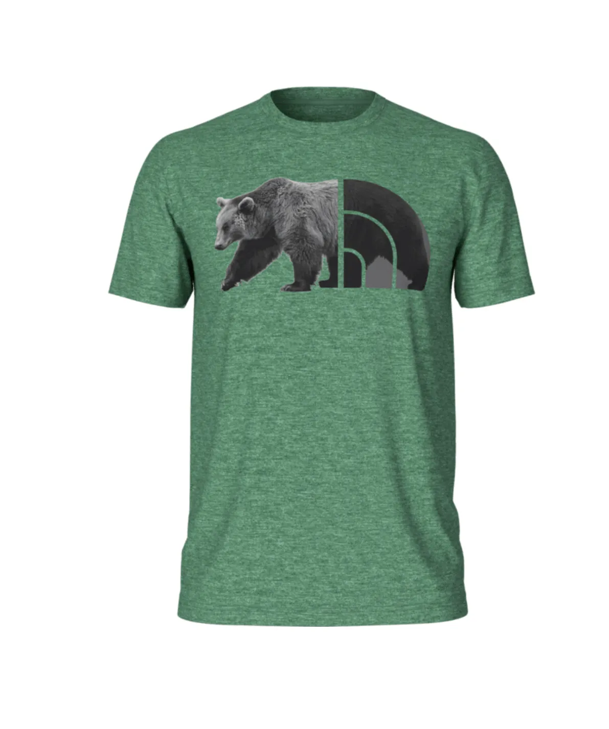 The North Face Tri-Blend Bear Tee Deep Grass Green