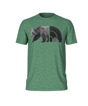 The North Face Tri-Blend Bear Tee Deep Grass Green