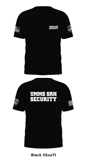 UMMS SRH security  Store 1 Core Men's SS Performance Tee - 5Sxa7I