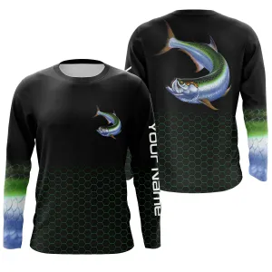 UPF 30  Long Sleeve Performance Tarpon Fishing Shirt - UV Sun Protection TTS0028