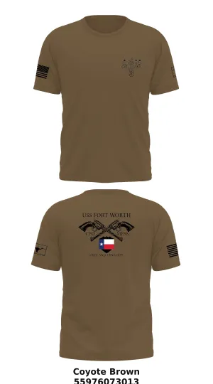 Uss Fort Worth CPO Mess  Store 1 Core Men's SS Performance Tee - 55976073013