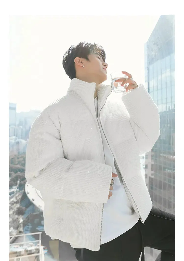 Vintage Zipped Padded Cotton Jacket