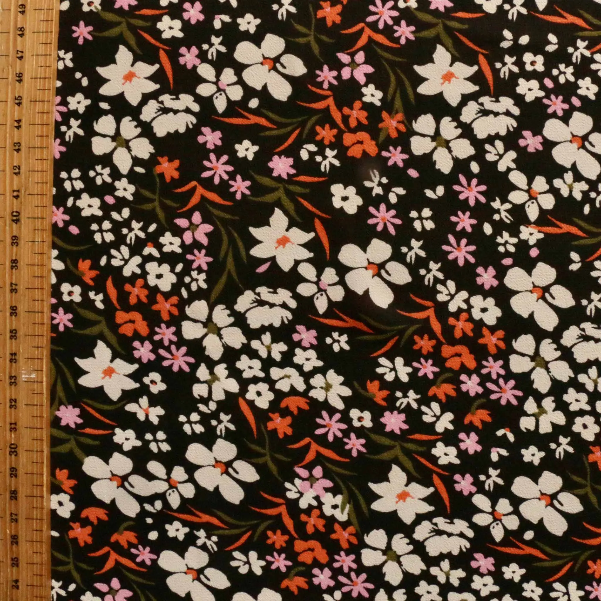 Viscose Chiffon Fabric - Black