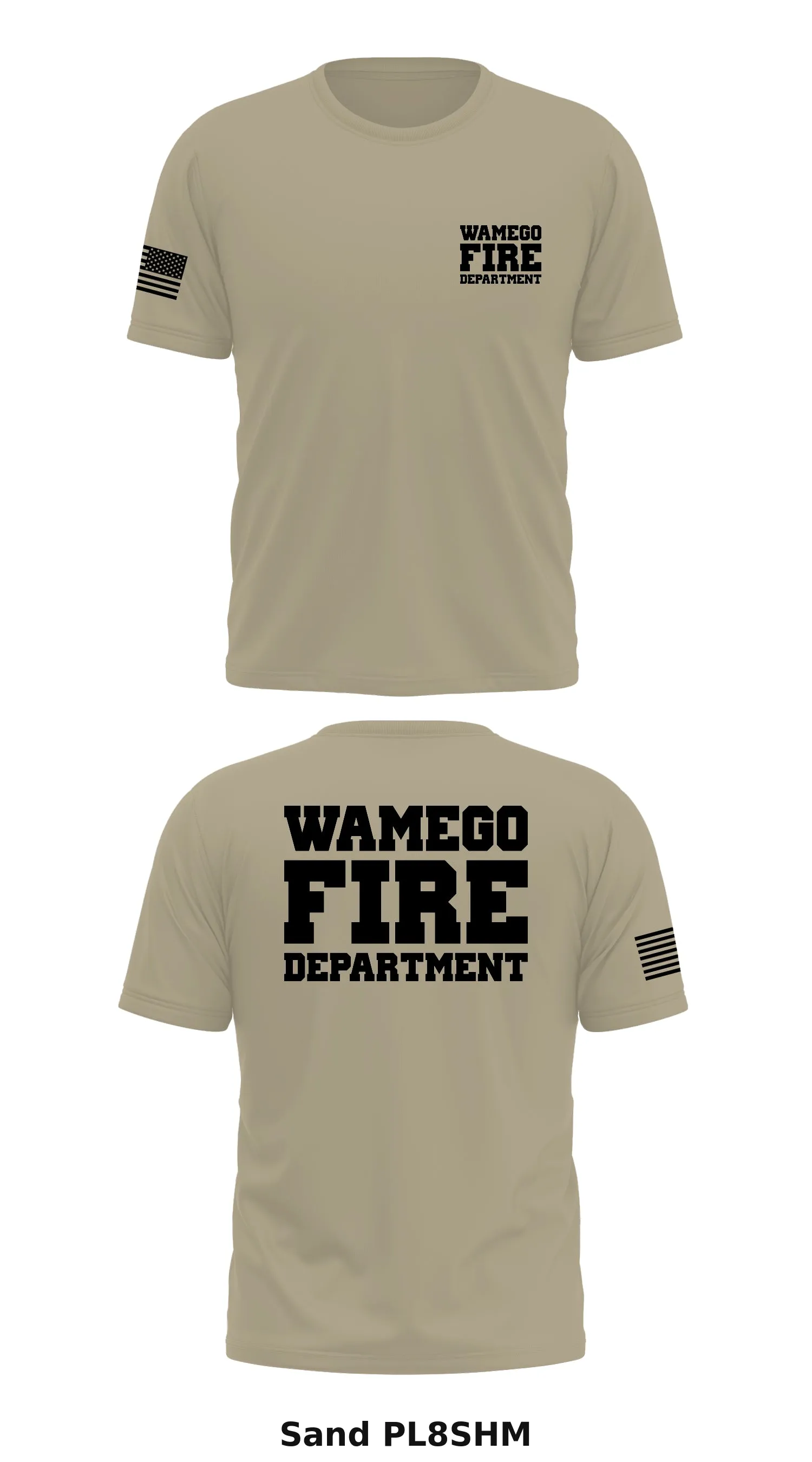 Wamego Fire Dept. Store 1 Core Men's SS Performance Tee - PL8SHM