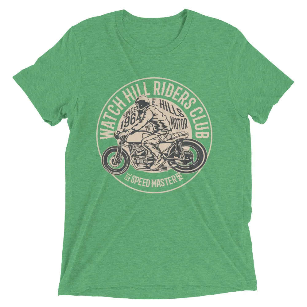Watchill’n ‘Riders Club’ Unisex Short sleeve t-shirt (Tan)