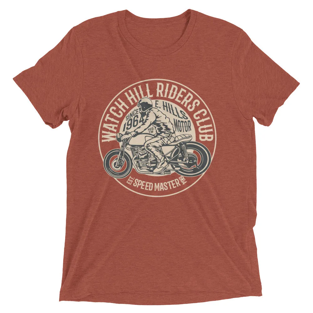 Watchill’n ‘Riders Club’ Unisex Short sleeve t-shirt (Tan)