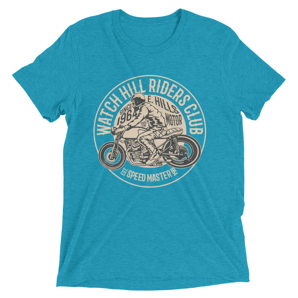 Watchill’n ‘Riders Club’ Unisex Short sleeve t-shirt (Tan)
