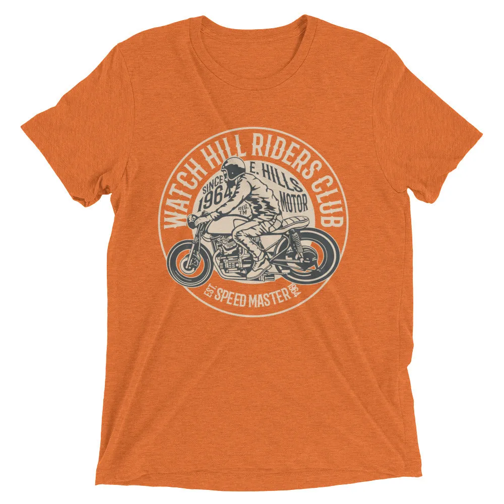 Watchill’n ‘Riders Club’ Unisex Short sleeve t-shirt (Tan)