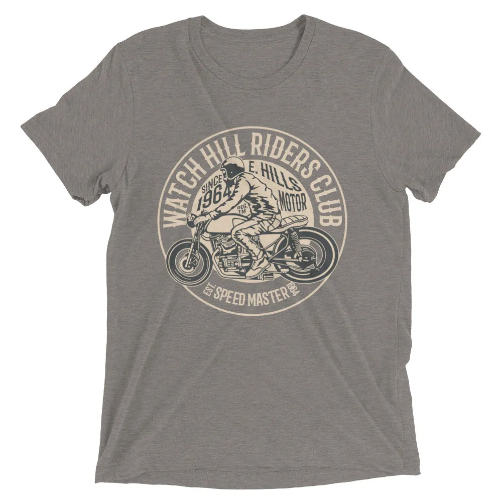 Watchill’n ‘Riders Club’ Unisex Short sleeve t-shirt (Tan)