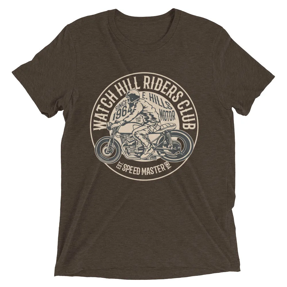 Watchill’n ‘Riders Club’ Unisex Short sleeve t-shirt (Tan)