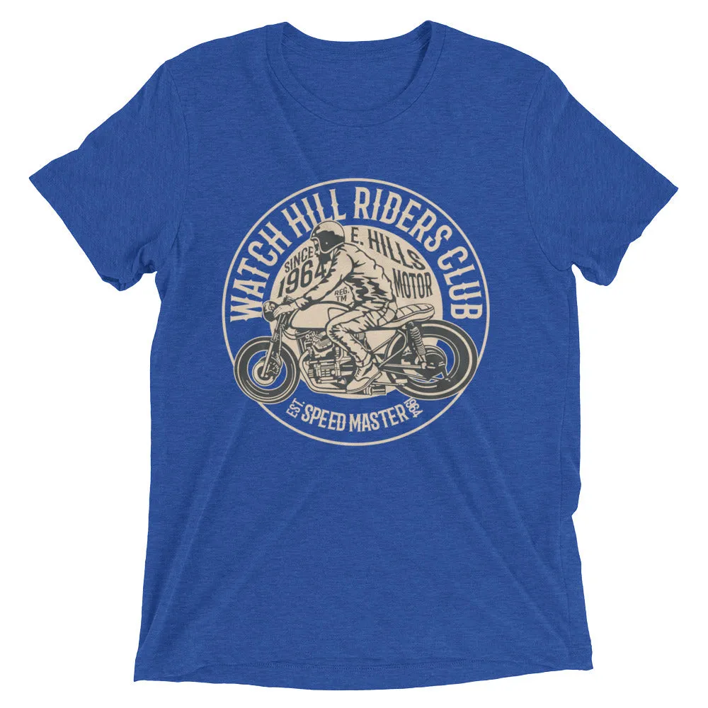 Watchill’n ‘Riders Club’ Unisex Short sleeve t-shirt (Tan)