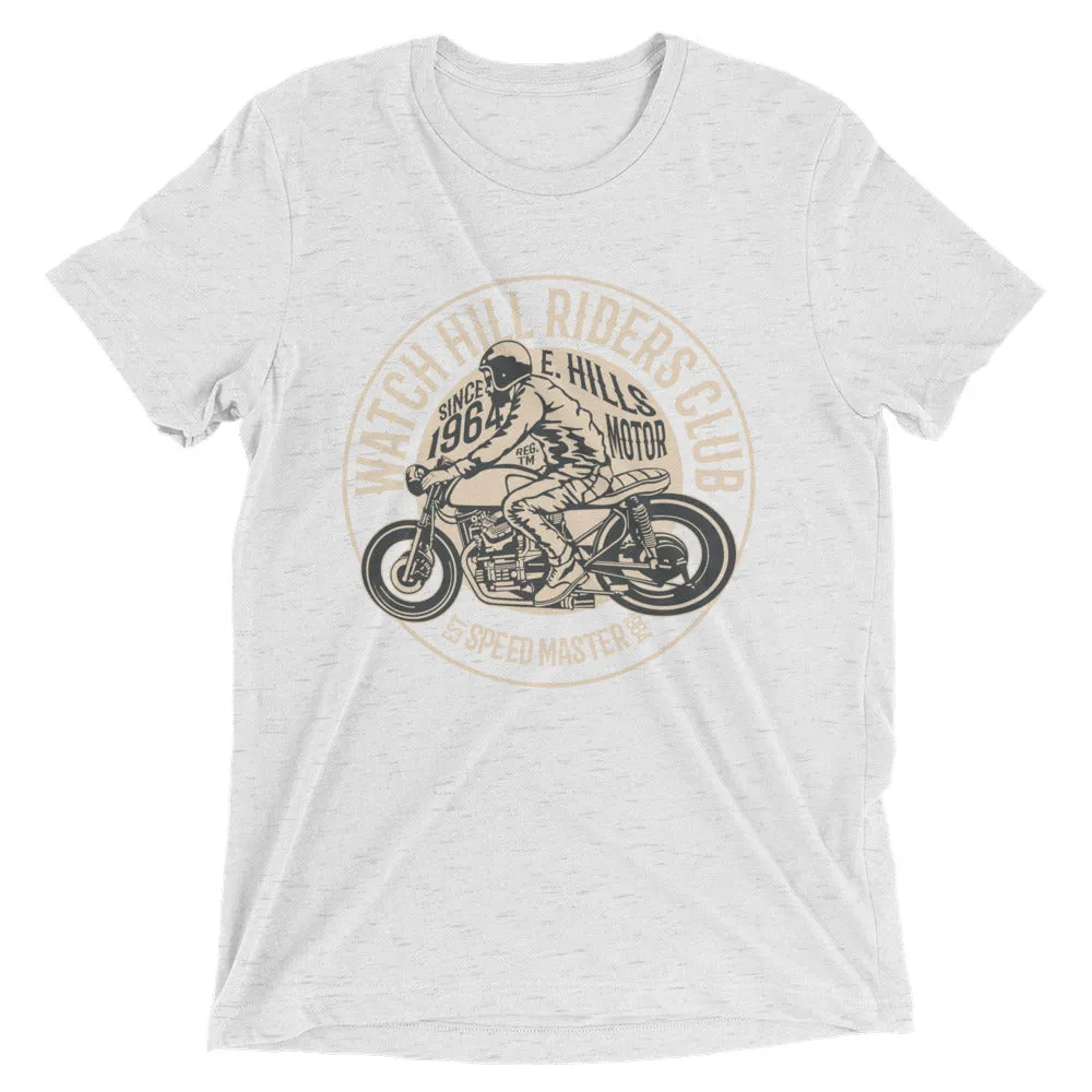 Watchill’n ‘Riders Club’ Unisex Short sleeve t-shirt (Tan)